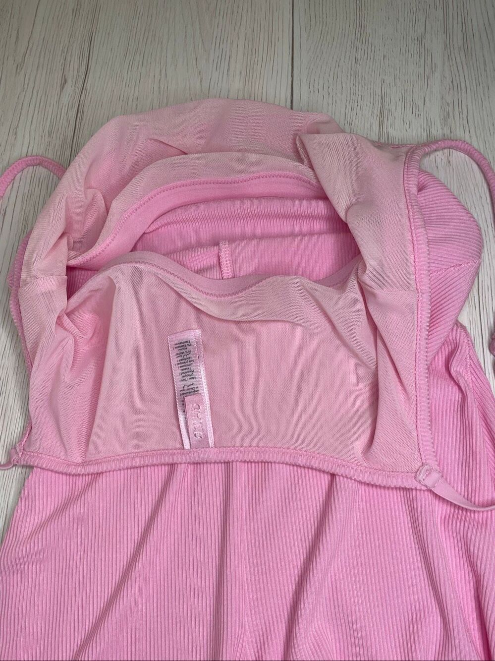 SKIMS Soft Lounge Scoop Bubblegum Pink Size Small - Picture 10 of 13